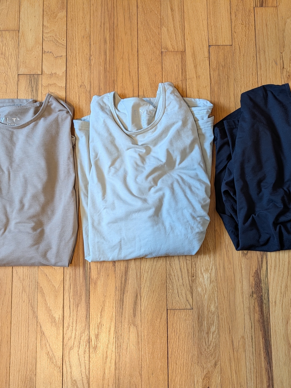 Bylt Lux Long Sleeve Bundle - Beige, Sage, & Black